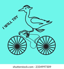 BIRD CYCLING BACKGROUN TEMPLETE DESIGN