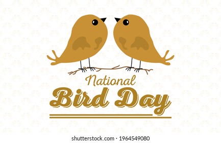 Bird Day Animal Awareness Observed on Annual Calendar of Every May Month Prevention and awareness Vector Template.