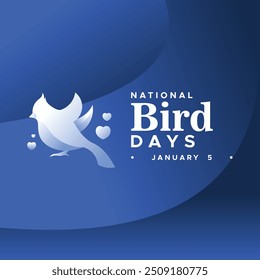 Bird Day Illustration Design Vector Template