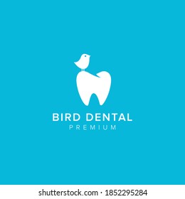 Bird Dental Logo Vector Icon
