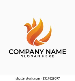 Bird design illustration vector idea template. Suitable for Creative Industry, Multimedia, entertainment, Educations, Shop, and any related business