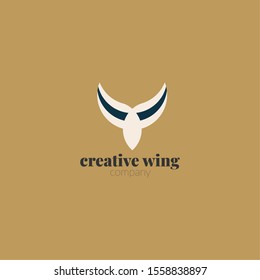 Bird Design Logo Template. Eagle Logo Abstract Design Vector Template