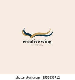 Bird Design Logo Template. Eagle Logo Abstract Design Vector Template