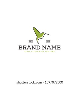bird design logo vector template