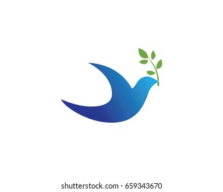 bird dove logo and symbols