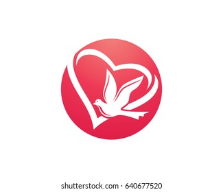 
Bird Dove Logo Template