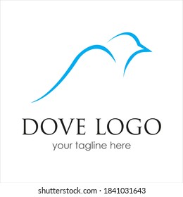 Bird Dove Logo Template
Bird logo template, Animal flying icon design vector