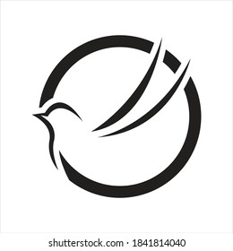 Bird Dove Logo Template
Bird logo template, Animal flying icon design vector