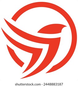 Bird Dove Logo Template Bird logo template, Animal flying icon design vector