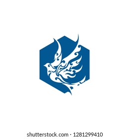 Bird Dove Logo Template vector 