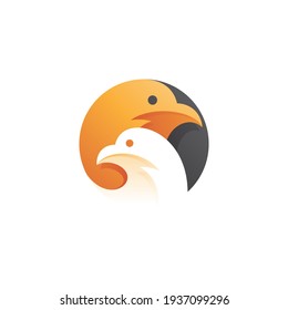 Bird Dove or Pigeon Head Logo