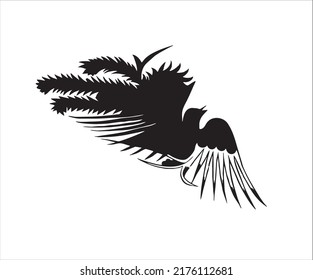 Bird dragon traditional pattern vector daquan