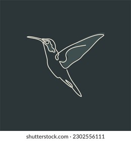bird drawing line art vector