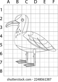 Bird Drawing Page, Drawing Bird Vector