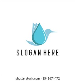 Bird drop logo, vector, logo design inspiration