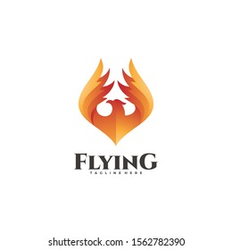 Bird Eagle Falcon Hawk Phoenix Wing Logo Icon