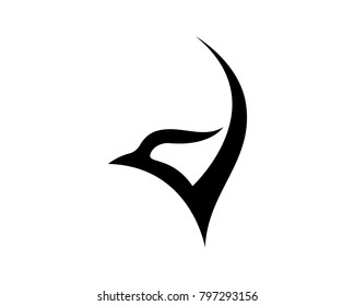Bird eagle wing logo and symbols