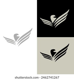 BIRD EAGLES PHOENIX 3 LOGO TAMPLATE 