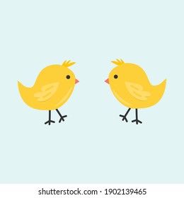 Bird for easter, cute chicken. Perfect for holiday decoration, greeting cards, scrapbooking, party invitation, poster, sticker. Cartoon vector illustration