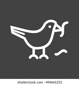 Bird Eating Worm