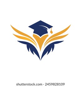 The Bird Education Vector Logo