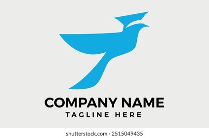 The Bird Education Vector Logo, Flying bird logo with Graduation cap combination in line art design style concept.