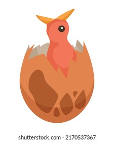 bird in egg break icon