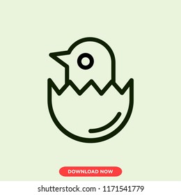 Bird egg modern vector style. Bird egg icon concept. Bird egg icon for web and app.