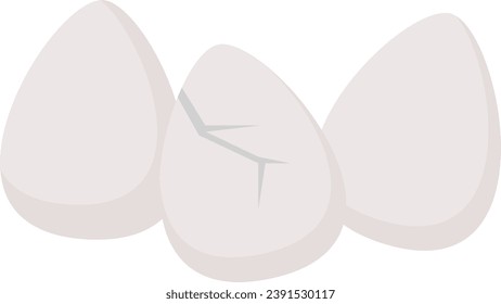 Bird Eggs Icon Vector Illustration