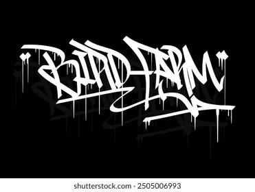 BIRD FARM graffiti tag style design