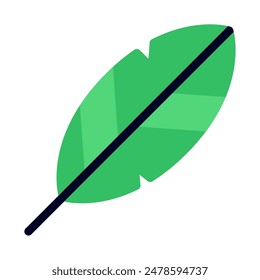Bird Feather Icon for web, app, infographic etc
