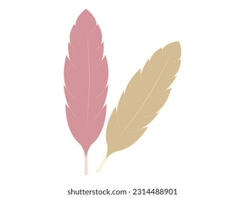 A bird feather vector refers to a digital representation or graphic depiction of bird feathers using vector graphics.