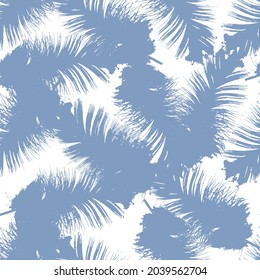 Bird feathers. Seamless pattern.Vector image. 
