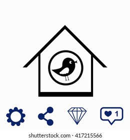 Bird feeders icon.