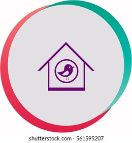 Bird feeders  icon. Vector design.