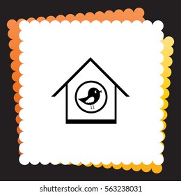 Bird feeders  icon. Vector design. 