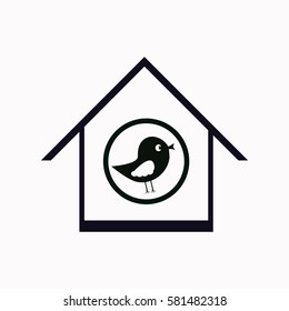 Bird feeders  icon Vector design.