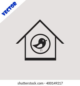 Bird feeders vector. 