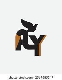 BIRD FILYING LOGO DESIGN FOR INSPIRE 