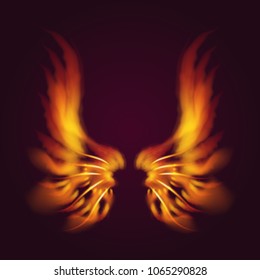 3,494 Angel wings fire Images, Stock Photos & Vectors | Shutterstock