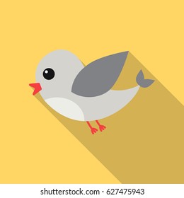 Bird flat icon. Illustration for web and mobile design.