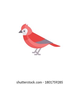 Bird flat icon, isolated on white background