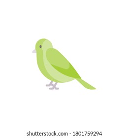 Bird flat icon, isolated on white background