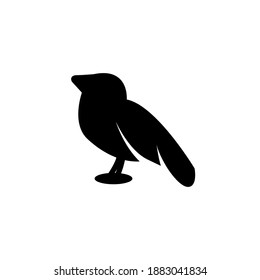 ilustración vectorial de icono plano de pájaro