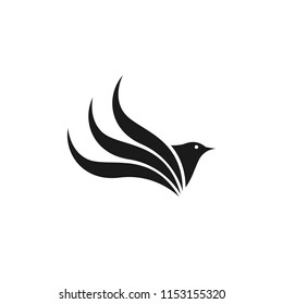 Bird Flat Logo Template Design