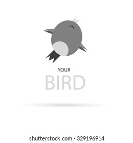 Bird flat style for your design , icon, avatar, character .