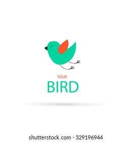 Bird Flat Style For Your Design , Icon, Avatar, Character .