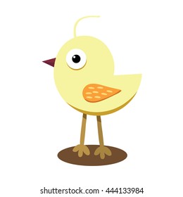 Bird flat style for your design , icon, avatar, character. 