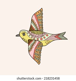 bird in flight
