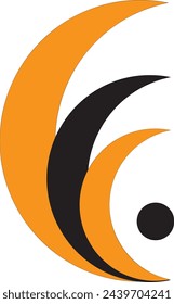 a bird in flight forming the letter c suitable for any business logo